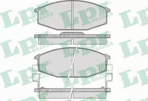 LPR 05P375 - Kit de plaquettes de frein, frein à disque cwaw.fr