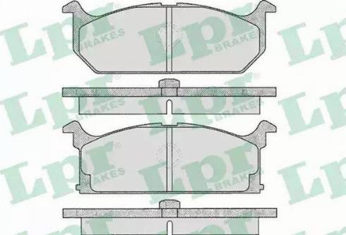 LPR 05P291 - Kit de plaquettes de frein, frein à disque cwaw.fr