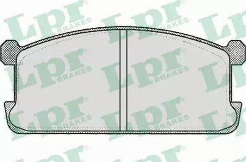 LPR 05P254 - Kit de plaquettes de frein, frein à disque cwaw.fr