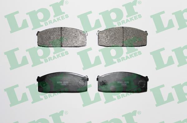 LPR 05P252 - Kit de plaquettes de frein, frein à disque cwaw.fr