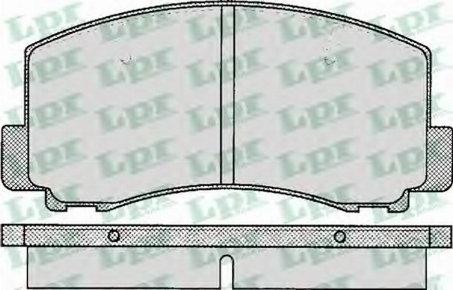 LPR 05P263 - Kit de plaquettes de frein, frein à disque cwaw.fr