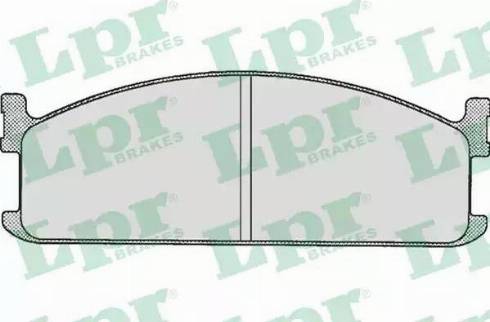 LPR 05P284 - Kit de plaquettes de frein, frein à disque cwaw.fr