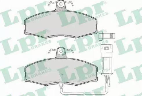 LPR 05P235 - Kit de plaquettes de frein, frein à disque cwaw.fr