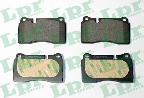 LPR 05P2327 - Kit de plaquettes de frein, frein à disque cwaw.fr