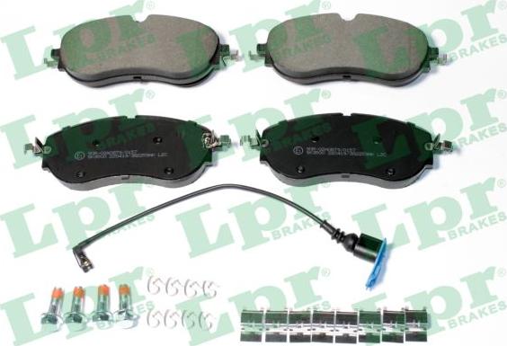 LPR 05P2259AK - Kit de plaquettes de frein, frein à disque cwaw.fr