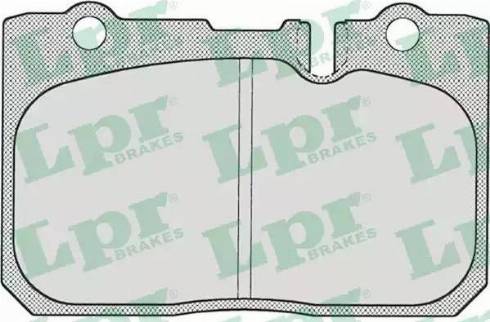 LPR 05P702 - Kit de plaquettes de frein, frein à disque cwaw.fr