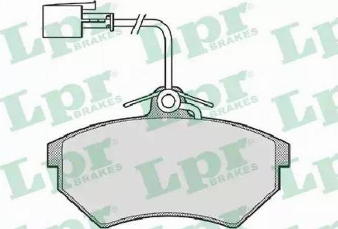 LPR 05P724 - Kit de plaquettes de frein, frein à disque cwaw.fr