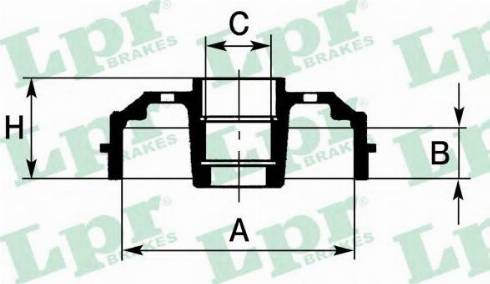 LPR 7D0591CA - Tambour de frein cwaw.fr