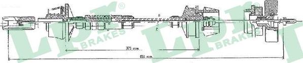 LPR C0017C - Tirette à câble, commande d'embrayage cwaw.fr