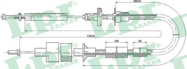 LPR C0085C - Tirette à câble, commande d'embrayage cwaw.fr