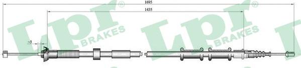 LPR C0180B - Tirette à câble, frein de stationnement cwaw.fr