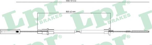 LPR C0256C - Tirette à câble, commande d'embrayage cwaw.fr