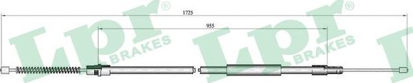 LPR C1261B - Tirette à câble, frein de stationnement cwaw.fr