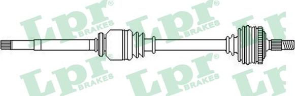 LPR DS52360 - Arbre de transmission cwaw.fr