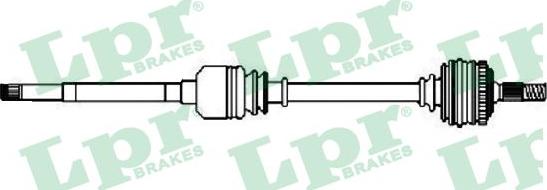 LPR DS52551 - Arbre de transmission cwaw.fr