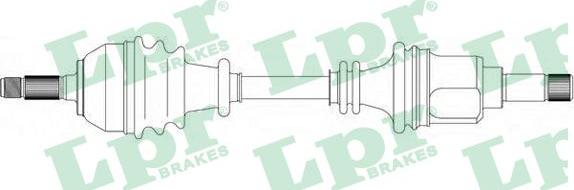 LPR DS38015 - Arbre de transmission cwaw.fr