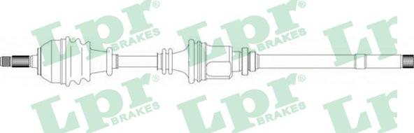 LPR DS38016 - Arbre de transmission cwaw.fr