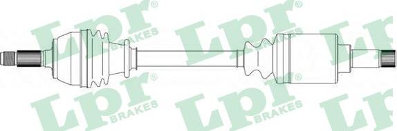 LPR DS38035 - Arbre de transmission cwaw.fr