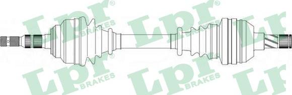 LPR DS37099 - Arbre de transmission cwaw.fr