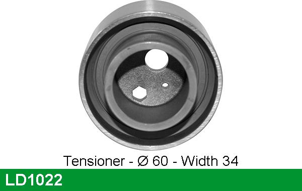 LUCAS LD1022 - Poulie-tendeur, courroie de distribution cwaw.fr