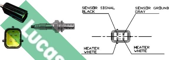 LUCAS LEB982 - Sonde lambda cwaw.fr