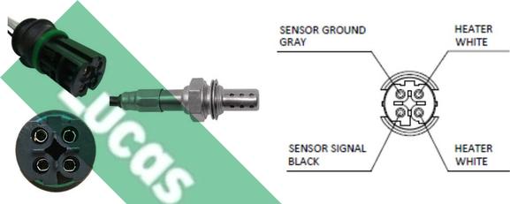 LUCAS LEB4065 - Sonde lambda cwaw.fr