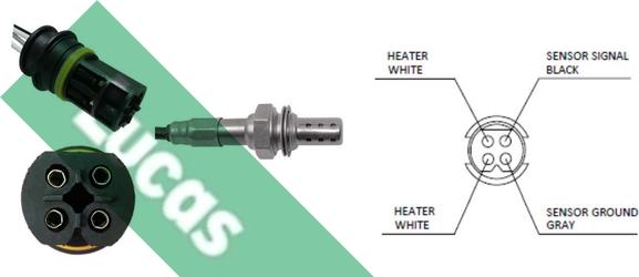 LUCAS LEB417 - Sonde lambda cwaw.fr