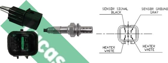 LUCAS LEB5226 - Sonde lambda cwaw.fr