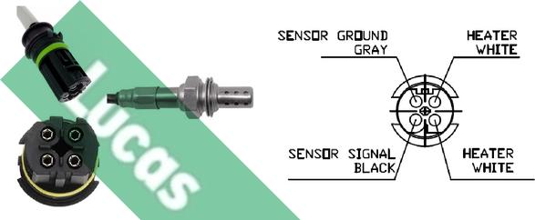 LUCAS LEB617 - Sonde lambda cwaw.fr