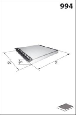 LUCAS LFCP108 - Filtre, air de l'habitacle cwaw.fr