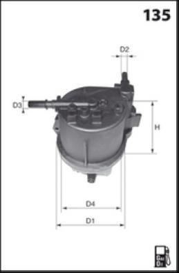 LUCAS LFDF116 - Filtre à carburant cwaw.fr