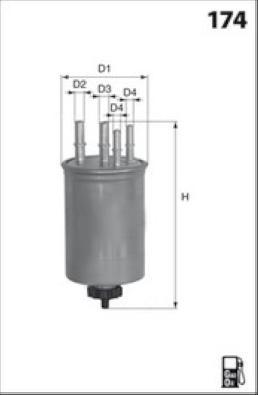 LUCAS LFDF275 - Filtre à carburant cwaw.fr