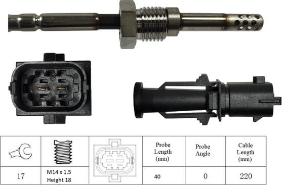 LUCAS LGS6093 - Capteur, température des gaz cwaw.fr