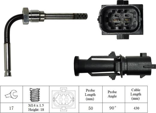 LUCAS LGS6060 - Capteur, température des gaz cwaw.fr