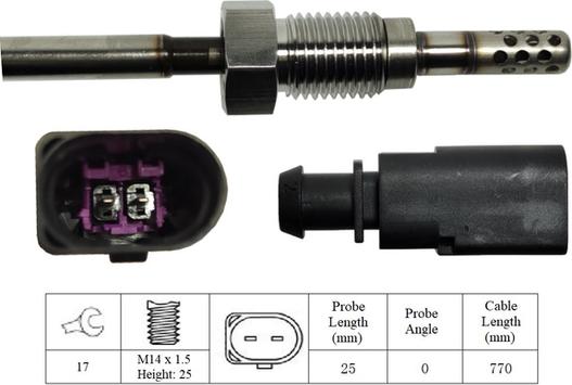 LUCAS LGS6019 - Capteur, température des gaz cwaw.fr