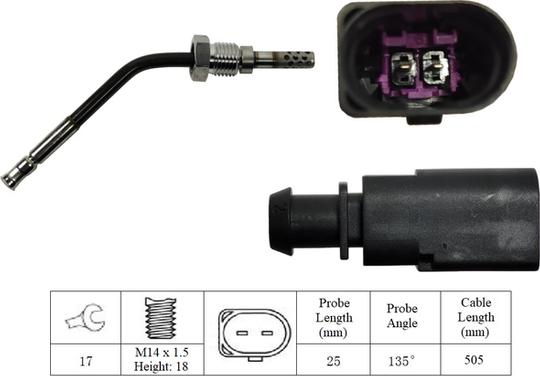 LUCAS LGS6035 - Capteur, température des gaz cwaw.fr