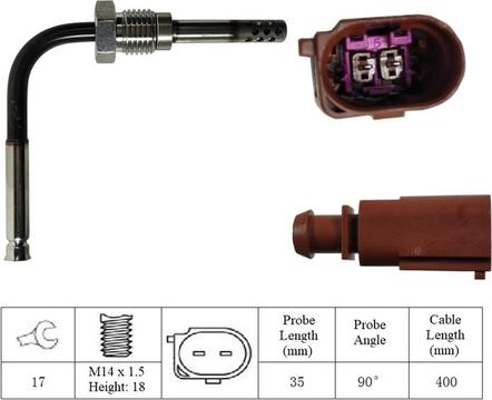 LUCAS LGS6024 - Capteur, température des gaz cwaw.fr