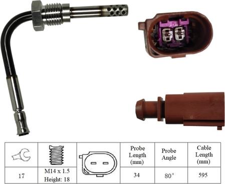 LUCAS LGS6028 - Capteur, température des gaz cwaw.fr