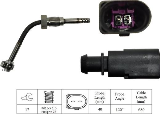 LUCAS LGS7000 - Capteur, température des gaz cwaw.fr