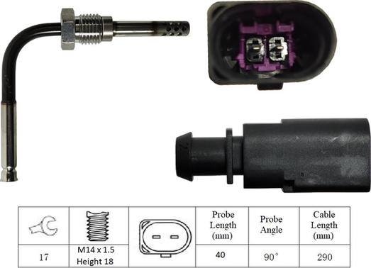 LUCAS LGS7038 - Capteur, température des gaz cwaw.fr