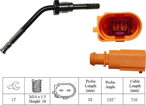 LUCAS LGS7183 - Capteur, température des gaz cwaw.fr