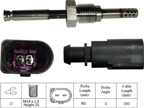 LUCAS LGS7178 - Capteur, température des gaz cwaw.fr