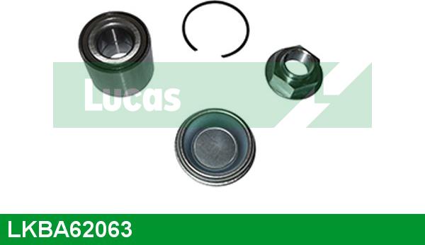 LUCAS LKBA62063 - Kit de roulements de roue cwaw.fr