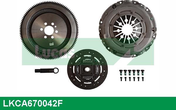 LUCAS LKCA670042F - Kit d'embrayage cwaw.fr