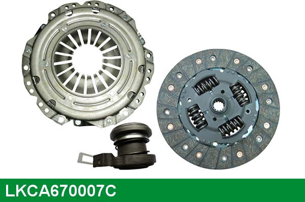 LUCAS LKCA670007C - Kit d'embrayage cwaw.fr