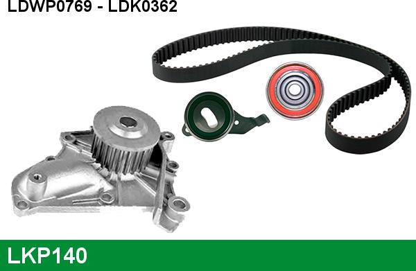 LUCAS LKP140 - Pompe à eau + kit de courroie de distribution cwaw.fr