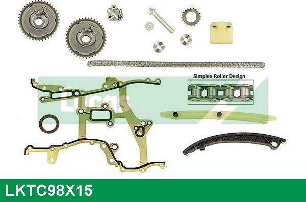 LUCAS LKTC98X15 - Kit de distribution par chaîne cwaw.fr