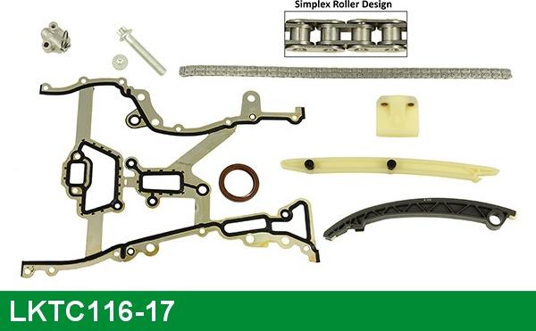 LUCAS LKTC116-17 - Kit de distribution par chaîne cwaw.fr