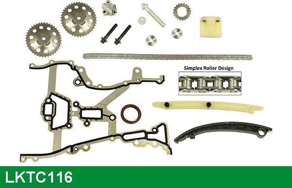 LUCAS LKTC116 - Kit de distribution par chaîne cwaw.fr