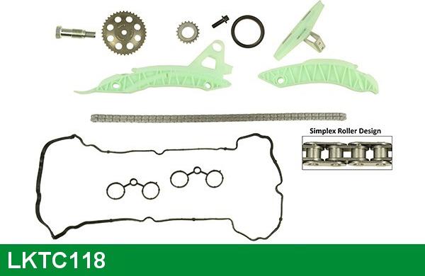 LUCAS LKTC118 - Kit de distribution par chaîne cwaw.fr